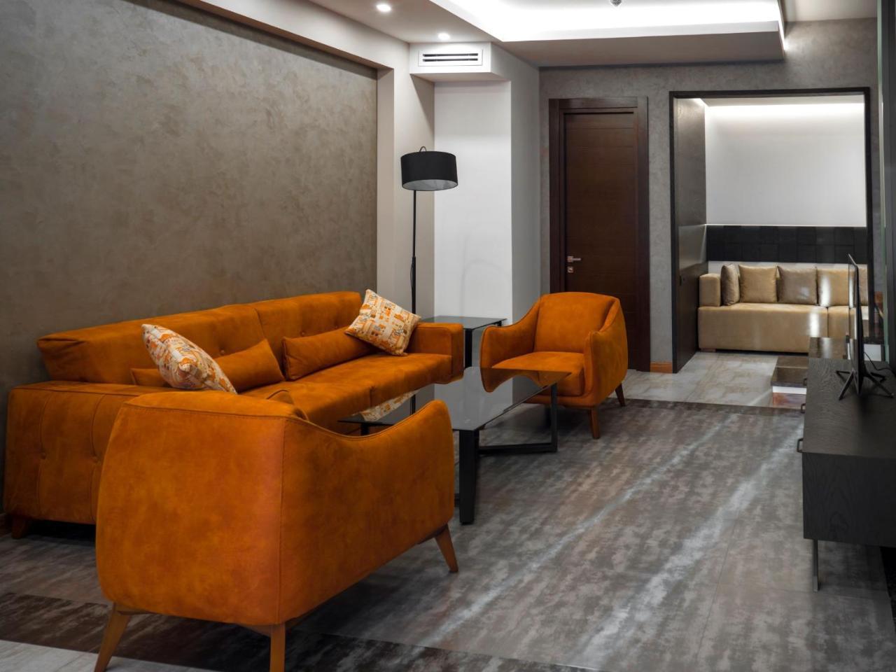 Aghababyan'S Hotel Erivan Exterior foto A 3D rendering of a living room